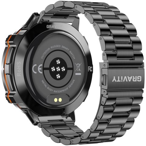 Smartwatch Gravity GT42-1 AMOLED - Chat AI, Kompas i Bransoleta