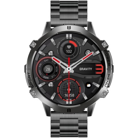 Smartwatch Gravity GT42-2 AMOLED - Chat AI i Niebieski Pasek