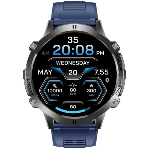 Smartwatch Gravity GT42-2 AMOLED - Chat AI i Niebieski Pasek
