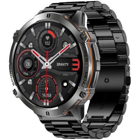 Smartwatch Gravity GT42-2 AMOLED - Chat AI i Niebieski Pasek