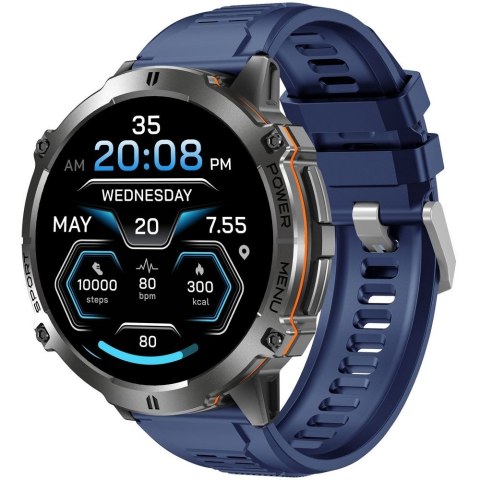 Smartwatch Gravity GT42-2 AMOLED - Chat AI i Niebieski Pasek