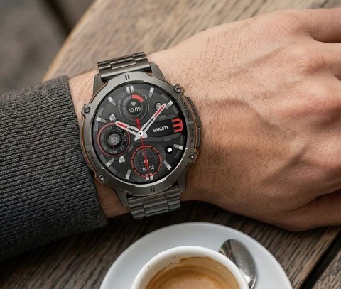 Smartwatch Gravity GT42-2 AMOLED - Chat AI i Niebieski Pasek
