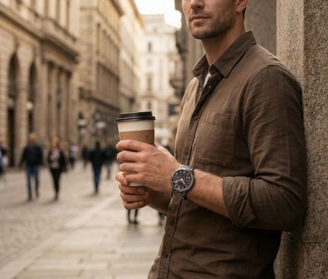 Smartwatch Gravity GT42-2 AMOLED - Chat AI i Niebieski Pasek