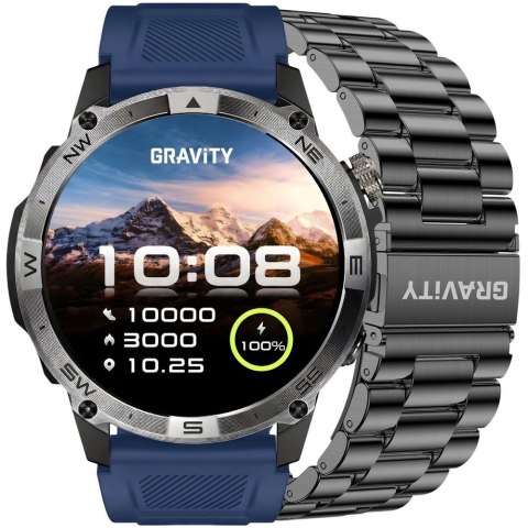 Smartwatch Gravity GT46-2 z Paskiem i Bransoletą