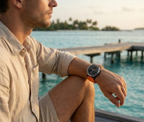 Smartwatch Gravity GT46-4 Czarny z paskiem i bransoletą