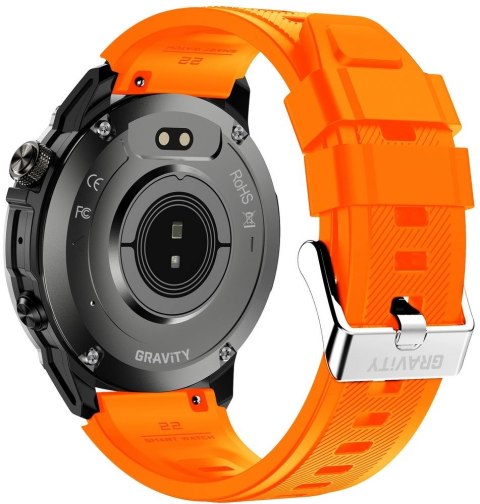 Smartwatch Gravity GT46-4 Czarny z paskiem i bransoletą