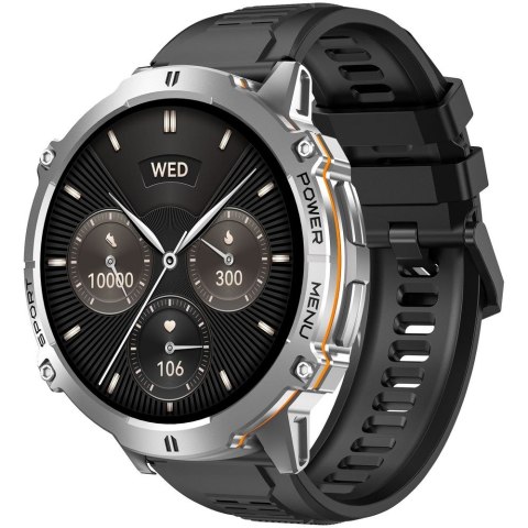 Smartwatch Gravity GT42-3 Grafitowy z Bransoletą