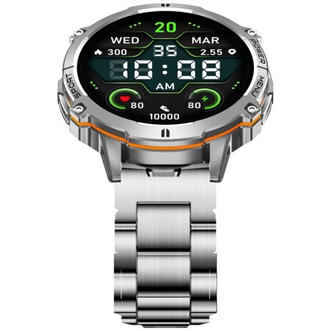 Smartwatch Gravity GT42-3 Grafitowy z Bransoletą