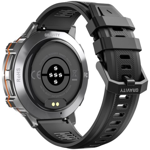 Smartwatch Gravity GT42-3 Grafitowy z Bransoletą