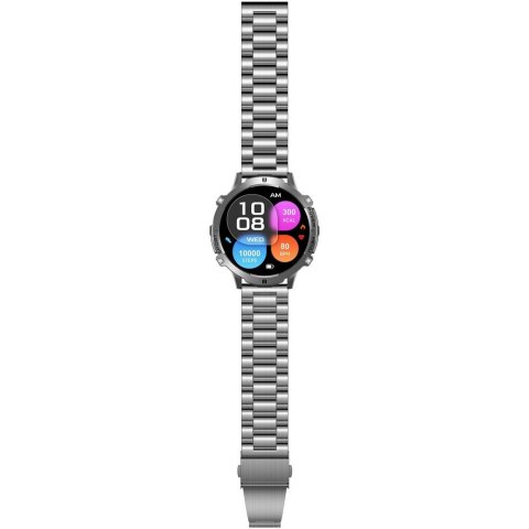 Smartwatch Gravity GT42-4 Grafitowy + Pomarańczowy Pasek