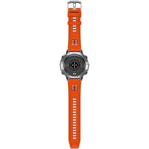 Smartwatch Gravity GT42-4 Grafitowy + Pomarańczowy Pasek