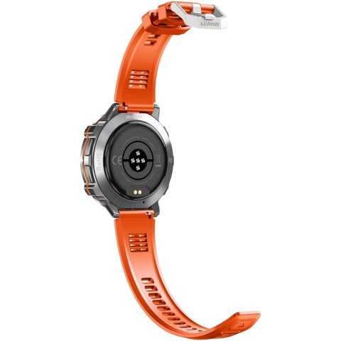 Smartwatch Gravity GT42-4 Grafitowy + Pomarańczowy Pasek