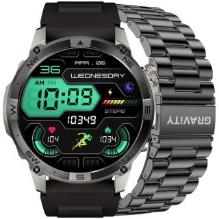 Smartwatch Gravity GT46-3 Grafitowy - Pasek i Bransoleta