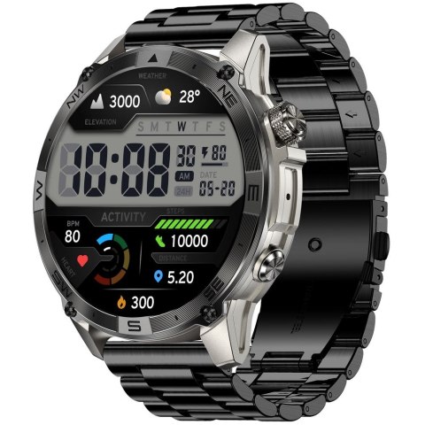 Smartwatch Gravity GT46-3 Grafitowy - Pasek i Bransoleta