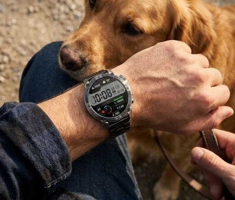 Smartwatch Gravity GT46-3 Grafitowy - Pasek i Bransoleta
