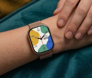 Smartwatch Gravity GT43-4 Różowa Koperta + Biały Pasek + Mesh