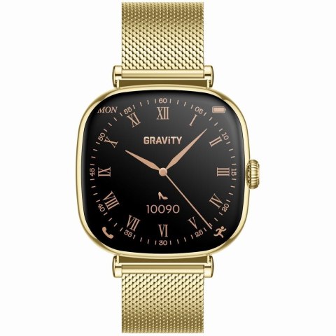 Smartwatch damski Gravity GT32-2 Złoty + Bransoleta i Pasek