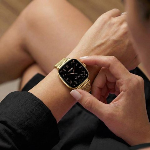 Smartwatch damski Gravity GT32-2 Złoty + Bransoleta i Pasek