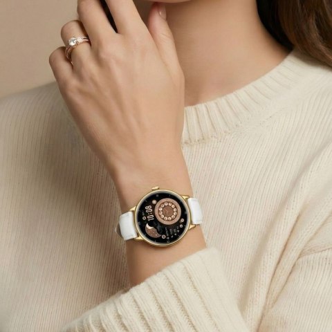 Smartwatch damski Gravity GT33-2 Złoty + Bransoleta i Pasek
