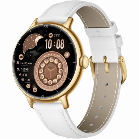 Smartwatch damski Gravity GT33-2 Złoty + Bransoleta i Pasek