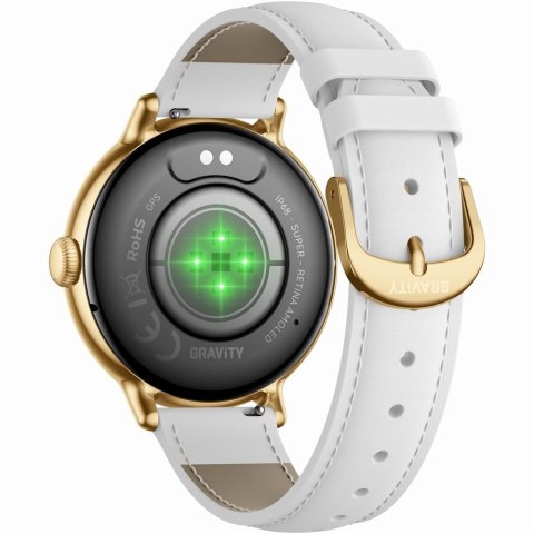 Smartwatch damski Gravity GT33-2 Złoty + Bransoleta i Pasek
