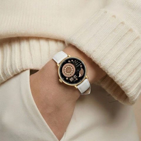 Smartwatch damski Gravity GT33-2 Złoty + Bransoleta i Pasek