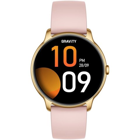 Damski Smartwatch Gravity GT31-1 Złoty z Paskiem i Bransoletą