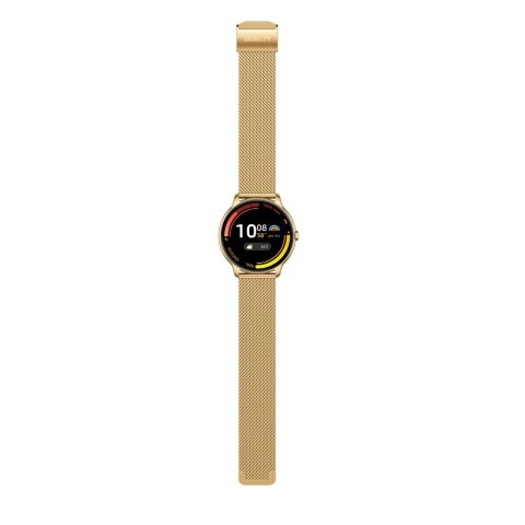Damski Smartwatch Gravity GT31-2 Złoty z Paskiem i Bransoletą
