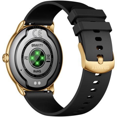 Damski Smartwatch Gravity GT31-2 Złoty z Paskiem i Bransoletą