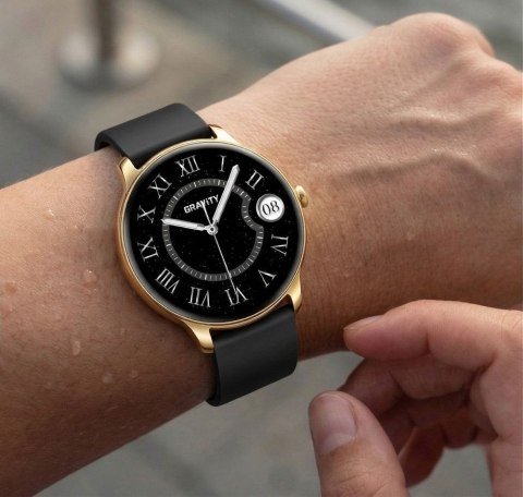 Damski Smartwatch Gravity GT31-2 Złoty z Paskiem i Bransoletą