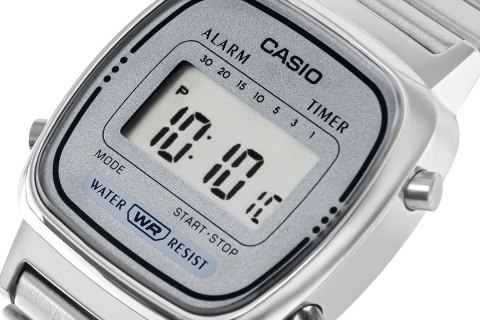 Zegarek Damski Casio Vintage LA670WEA-7EF Srebrny