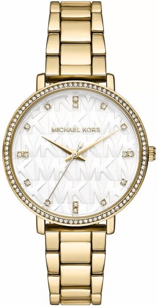 Zegarek Damski Michael Kors Pyper MK4919 Złoty z Kryształkami