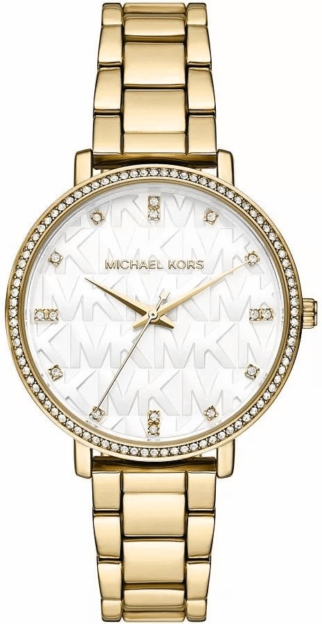 Zegarek Damski Michael Kors Pyper MK4919 Złoty z Kryształkami
