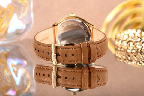 Zegarek Damski Michael Kors Slim Runway MK7543 Brązowy Pasek