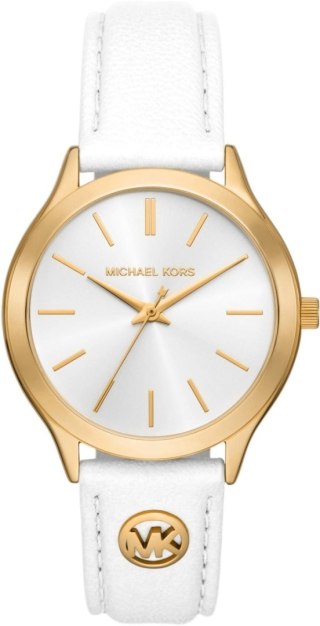 Zegarek Damski Michael Kors Slim Runway MK7544 ze skórzanym paskiem
