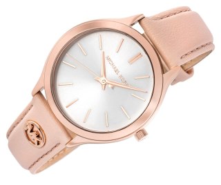 Zegarek Damski Michael Kors Slim Runway MK7545 w kolorze różowego złota