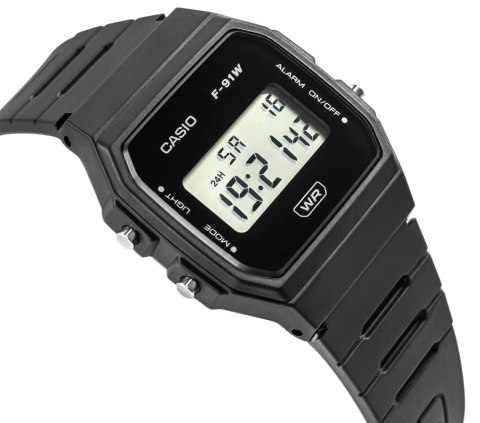 Zegarek Casio F-91WB-1AVEF - Kultowy styl retro