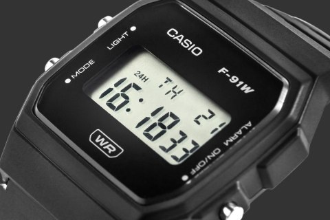 Zegarek Casio F-91WB-1AVEF - Kultowy styl retro
