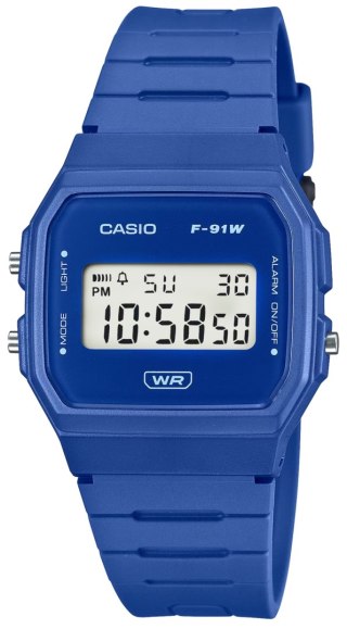 Zegarek Casio F-91WB-2A1EF - Niebieska ikona stylu