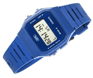 Zegarek Casio F-91WB-2A1EF - Niebieska ikona stylu