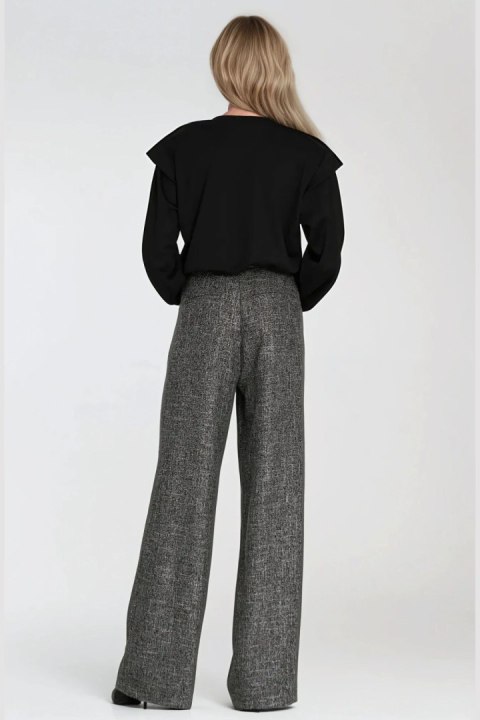 Bluza z wysokimi ściągaczami BL10 Black - Nife