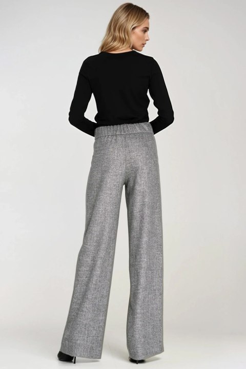 Bluzka polo ze stójką B195 Black - Nife