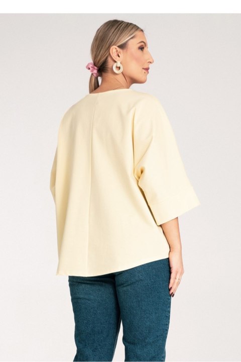 Bluzka Model M1118 Yellow - Figl