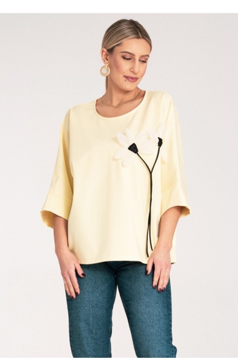 Bluzka Model M1118 Yellow - Figl