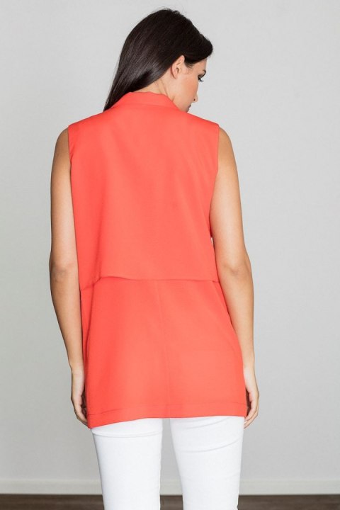 Czerwona kamizelka damska