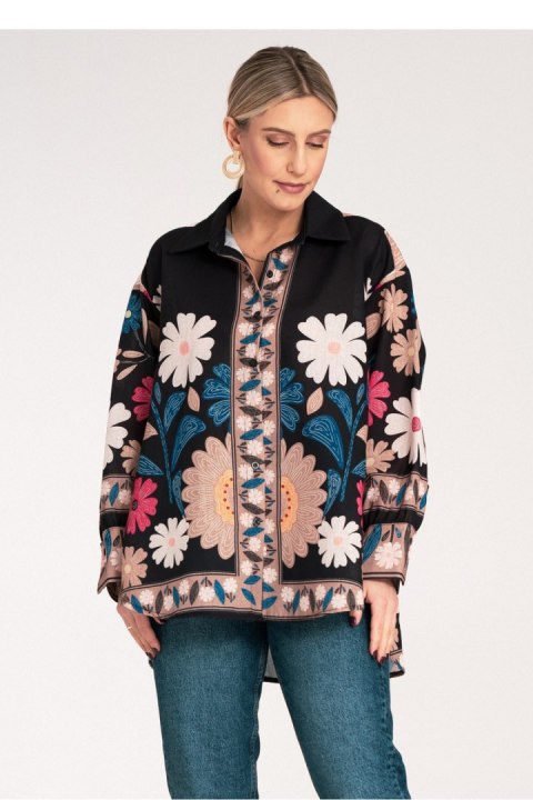 Koszula Damska Model M1147 Black - Figl