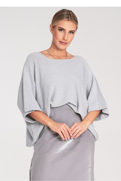 Sweter Damski Model M1102 Grey - Figl