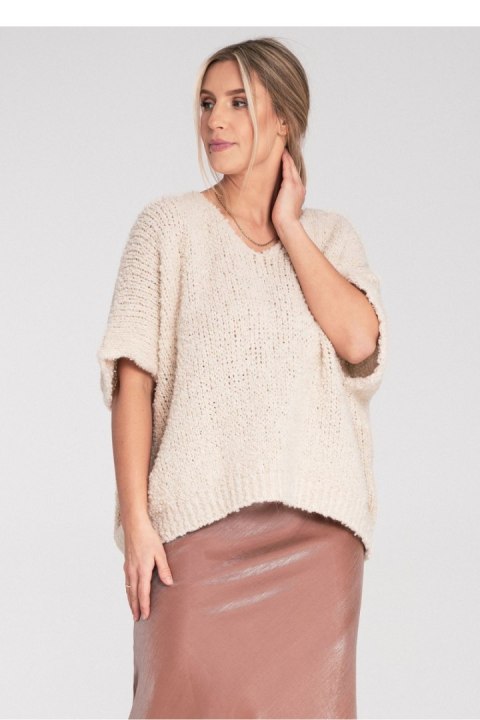 Sweter Damski Model M1109 Beige - Figl