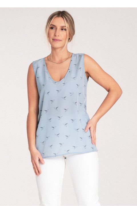 Bluzka Model M1076 Błękit - Figl