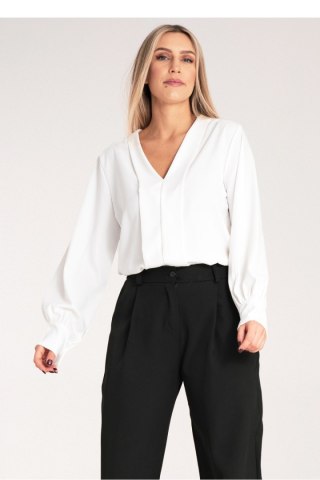 Bluzka Model M1135 White - Figl